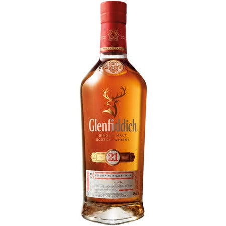 Glenfiddich Scotch Single Malt 21 Year Reserva Rum Cask Finish 1921