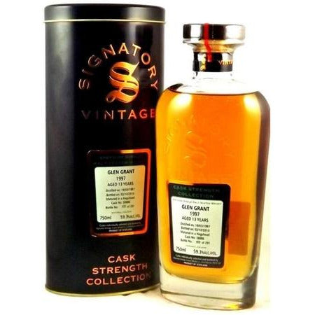 Glen Grant Scotch Single Malt 1997 Cask Strength Bottled By Signatory 1997