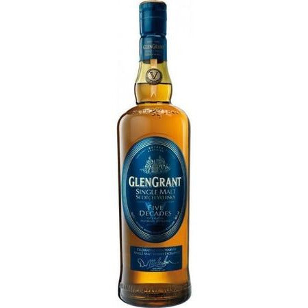 Glen Grant Scotch Single Malt Five Decades