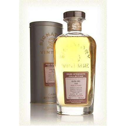 Glen Ord Scotch Single Malt 1998 Cask Strength Bottled By Signatory