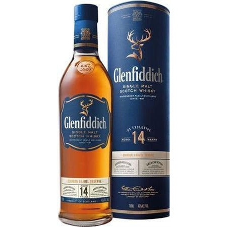 Glenfiddich Scotch Single Malt 14 Year Bourbon Barrel Reserve