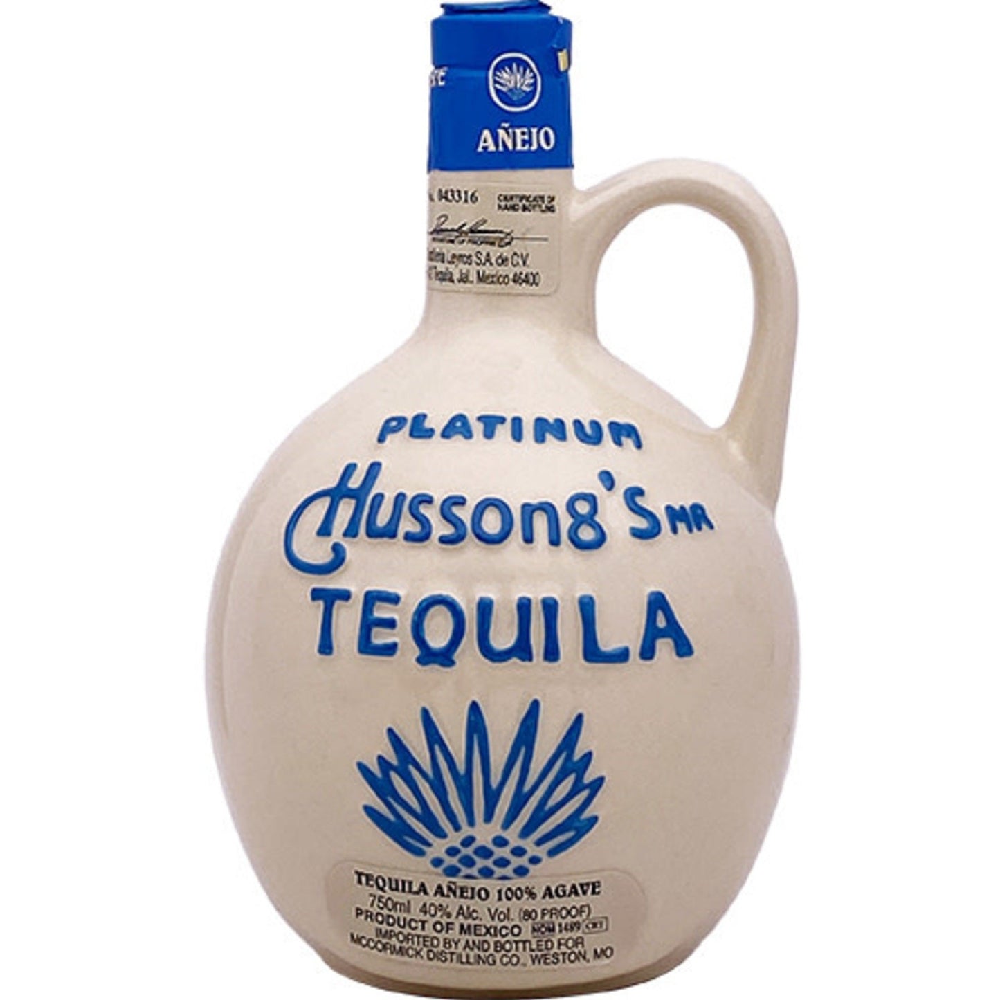 HUSSONGS PLATA ANEJO TEQUILA