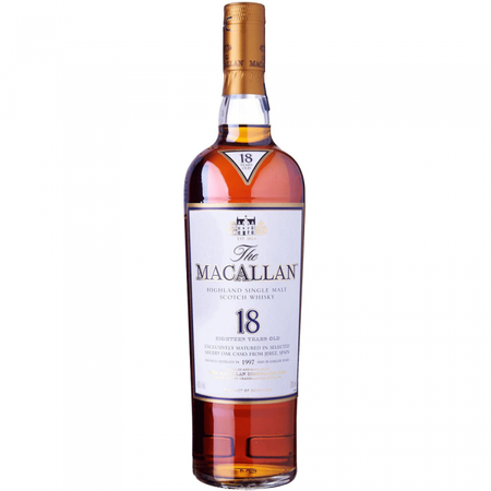 The Macallan Sherry Oak Scotch Single Malt 18 Year 2018