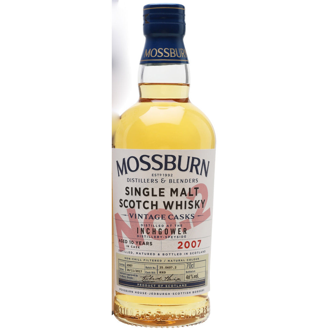 Inchgower Scotch Single Malt 10 Year By Mossburn