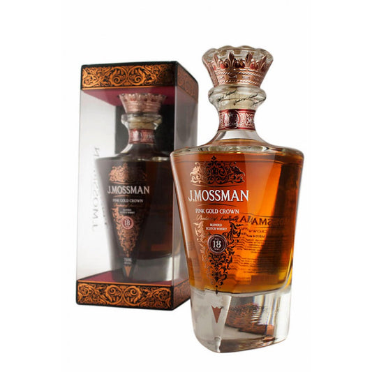 J. Mossman 18 Year Old Pink Gold Crown Blended Scotch Whisky