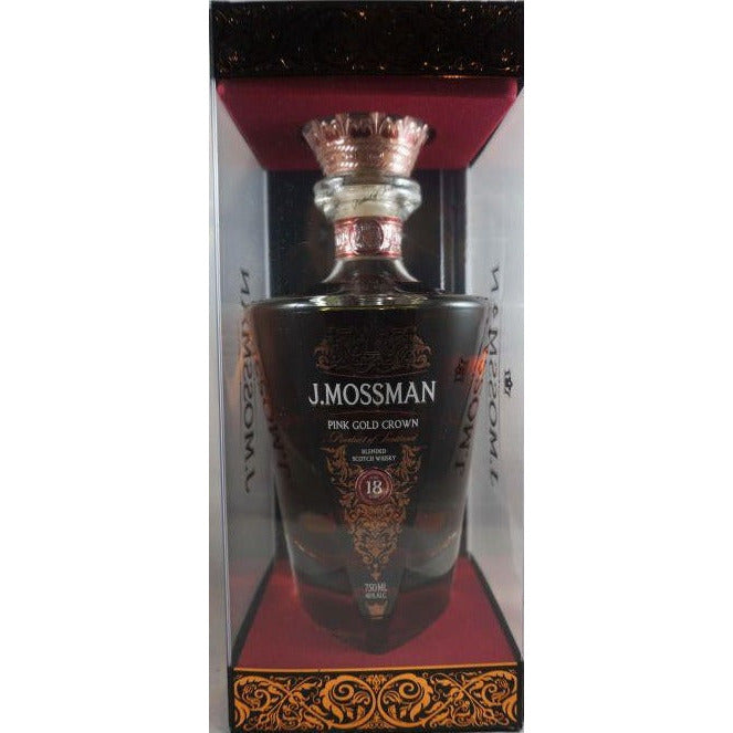 J. Mossman 18 Year Old Pink Gold Crown Blended Scotch Whisky