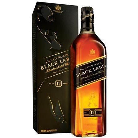 Johnnie Walker Scotch Black Label 12 Year