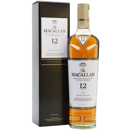 The Macallan Sherry Oak Scotch Single Malt 12 Year