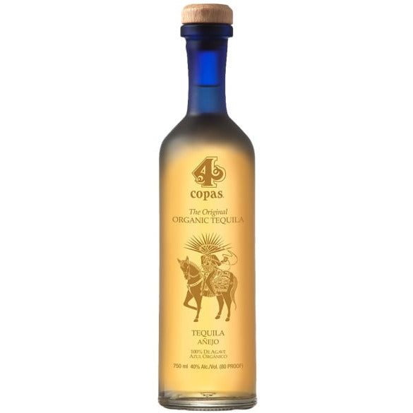 4 Copas Tequila 4 Copas Organic Tequila Añejo