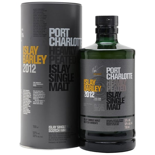 Port Charlotte Scotch Single Malt Islay Barley Heavily Peated 2012