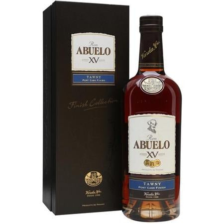 Ron Abuelo Rum Tawny Port Wood Finish