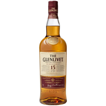 The Glenlivet Scotch Single Malt 15 Year French Oak Reserve