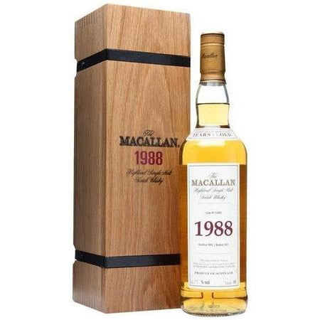 The Macallan Fine & Rare Scotch Single Malt 1988 Cask No. 12202 1988