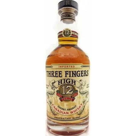 Three Fingers High Canadian Whiskey 12 Year