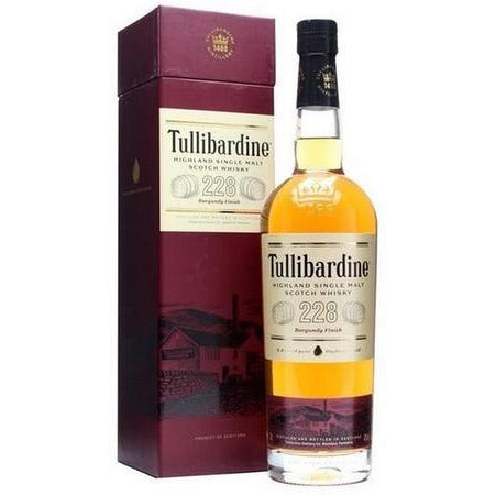 Tullibardine Scotch Single Malt 228 Burgundy Finish